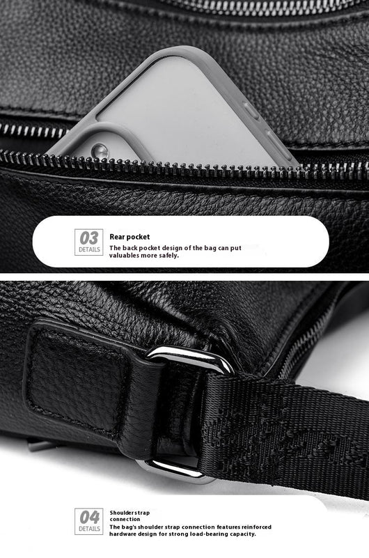 Bolso Bandolera de Cuero Genuino con Gran Capacidad para Mujer - Image 24