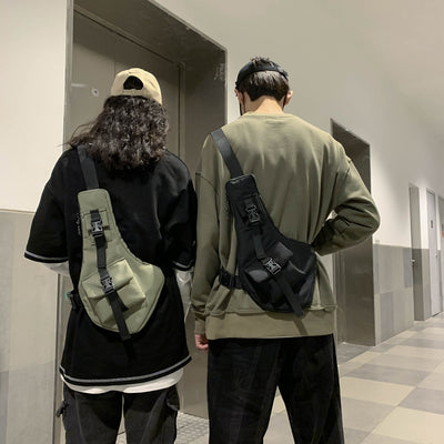 Bolsa Bandolera Hip-hop Coreana para Hombre - Image 13