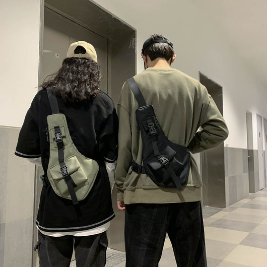 Bolsa Bandolera Hip-hop Coreana para Hombre - Image 13