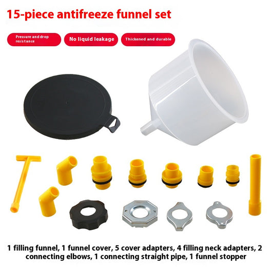 Set de 15 Embudos de Plástico para Refrigerante y Anticongelante - Image 17