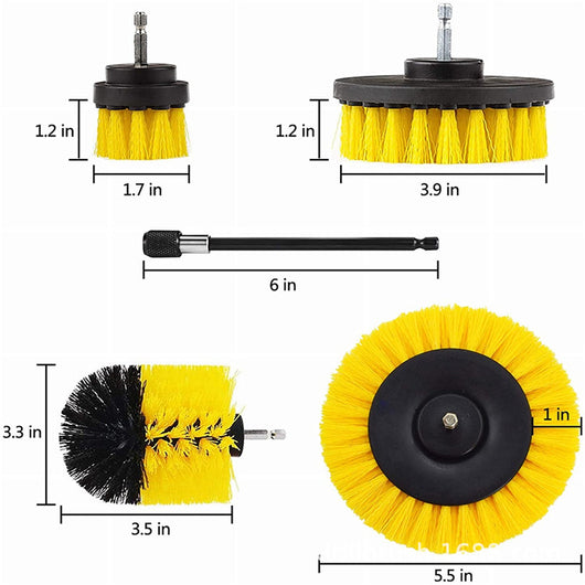 Cepillo Eléctrico Multifunción para Limpieza de Pisos y Llantas - Image 18