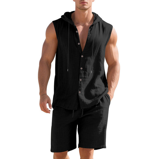 Conjunto de Bermudas y Camiseta sin Mangas para Hombre - Image 17