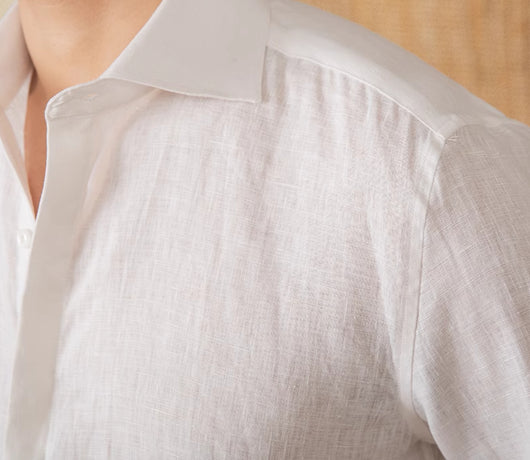 Camisa de Lino Manga Larga Color Sólido - Versátil y Elegante - Image 7