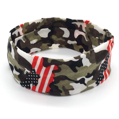 Diadema Deportiva de Algodón Camuflaje con Stretch - Image 14