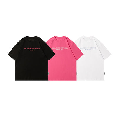 Playera Estampada de Letras Cuello Redondo Manga Corta - Image 5