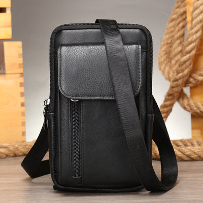 Bolsa Mensajera de Cuero para Hombre con Bandolera Ajustable - Image 14