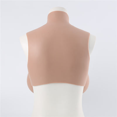 Prótesis de Seno de Silicona con Cuello Alto Relleno para Transformismo - Image 32