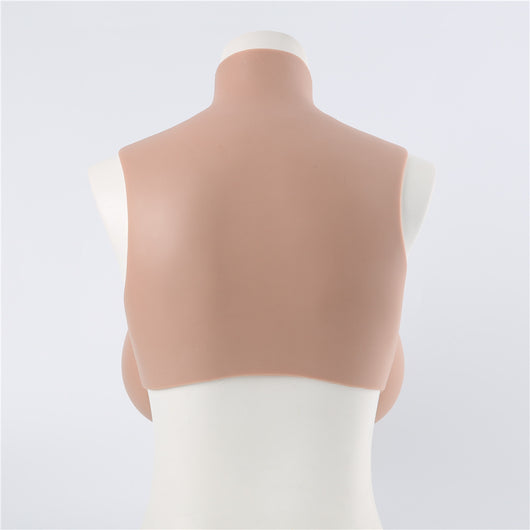 Prótesis de Seno de Silicona con Cuello Alto Relleno para Transformismo - Image 32