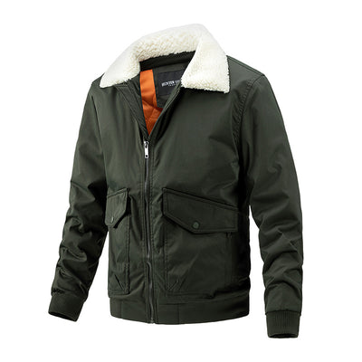 Chaqueta de Algodón Ligera Talla Grande para Hombre - Casual y Trabajo - Image 12