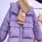 Chaqueta Acolchada de Plumón para Mujer Estilo Coreano Invierno