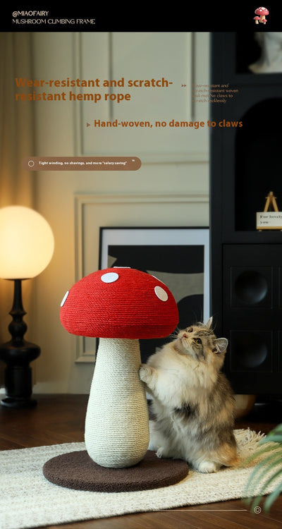 Árbol Rascador de Seta para Gatos con Tablero de Sisal sin Pelusa - Image 14