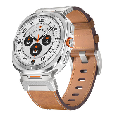 Reloj Inteligente 7Ultra con Correa de Cuero Patrón Crazy Horse - Image 7