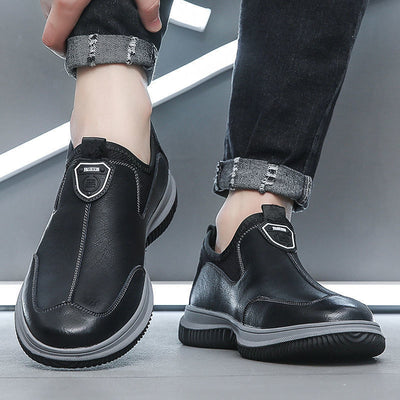 Zapatos de Cuero Suave Estilo Británico Transpirables para Hombre - Image 3