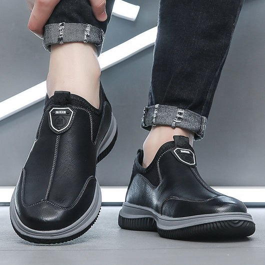 Zapatos de Cuero Suave Estilo Británico Transpirables para Hombre - Image 3