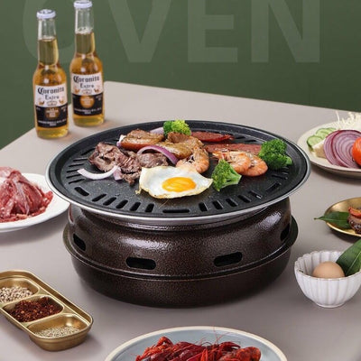 Horno Portátil para Asado sin Humo con Parrilla de Carbón - Image 13