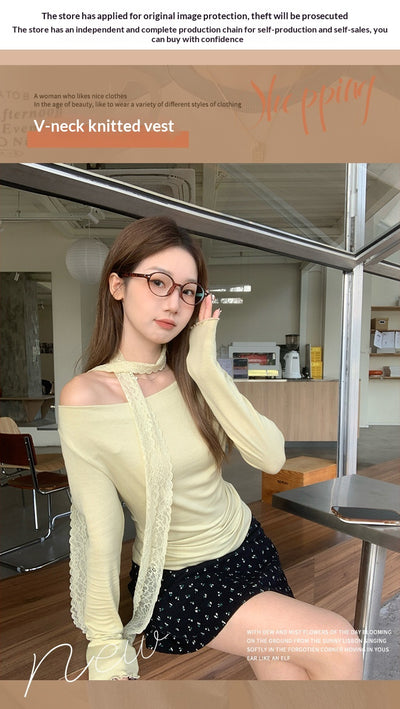 Blusa Asimétrica de Manga Larga con Cintura Ajustada Reductora - Image 15