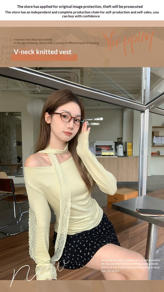 Blusa Asimétrica de Manga Larga con Cintura Ajustada Reductora - Image 15
