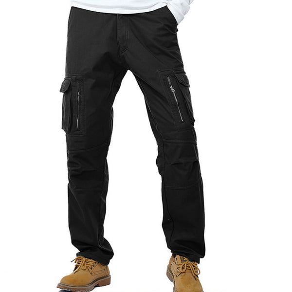 Pantalones de Trabajo Casual para Hombre con Bolsillos Funcionales - Invierno
