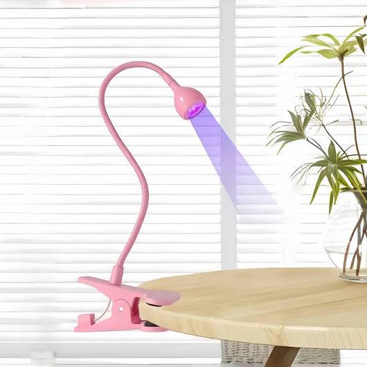 Lámpara UV Cuello de Ganso con Clip USB - Luz Púrpura 395nm para Manicura - Image 21