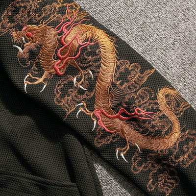 Traje Hanfu Retro para Hombre - Abrigo de Estilo Clásico - Image 6