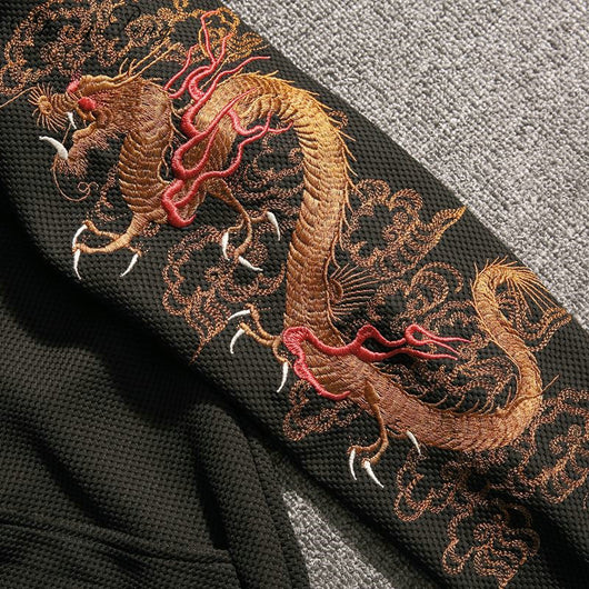 Traje Hanfu Retro para Hombre - Abrigo de Estilo Clásico - Image 6