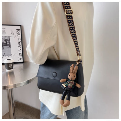 Bolso Bandolera Cuadrado Mini Retro Otoño-Invierno con Correa Ancha - Image 9