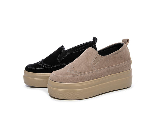 Zapatos Casuales Negros de Cuero Versátiles - Image 10
