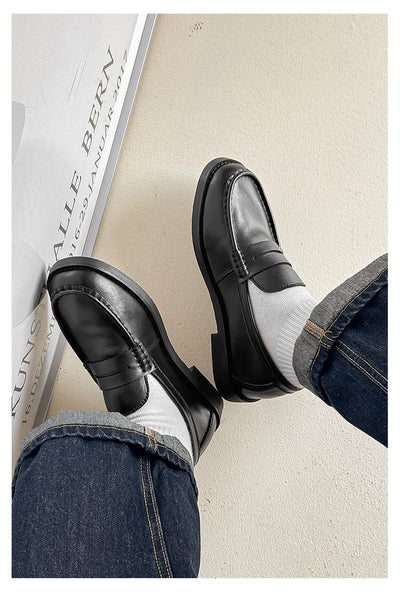 Zapatos Casuales Retro de Negocios para Hombre - Diseño Versátil sin Cordones - Image 16