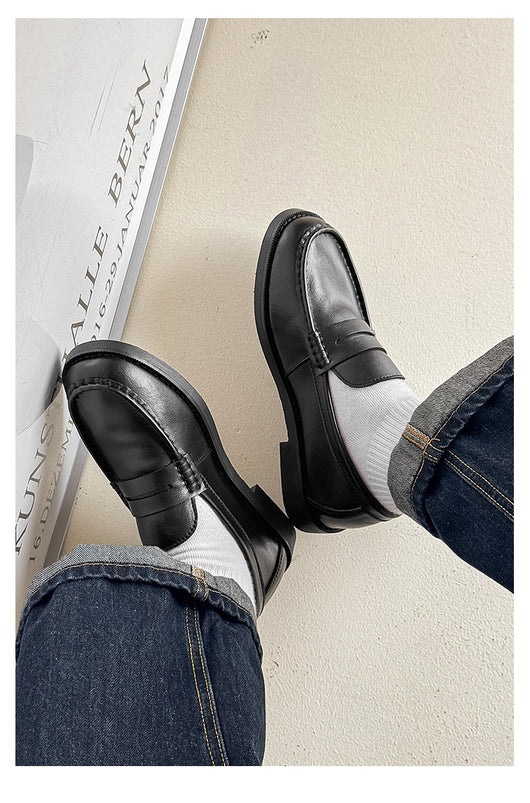 Zapatos Casuales Retro de Negocios para Hombre - Diseño Versátil sin Cordones - Image 16
