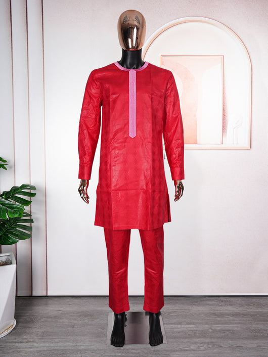 Conjunto de Tres Piezas Artesanal con Bordado Perfumado para Hombre - Image 10