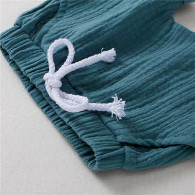 Conjunto de Dos Piezas en Algodón Doble Crepe con Mangas Cortas - Image 12
