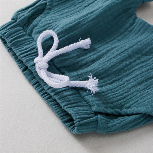 Conjunto de Dos Piezas en Algodón Doble Crepe con Mangas Cortas - Image 12