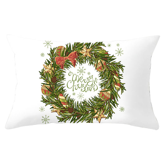 Funda de Almohada Navideña Serie Verde con Estampado Piel de Melocotón - Image 17