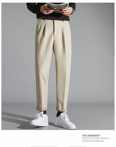 Pantalones Casuales Slim Fit en Lana para Hombre - Image 13