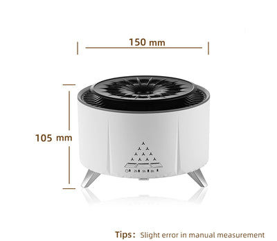 Difusor de Aroma Inteligente Portátil con Llama Simulada y Tecnología Ultrasónica - Image 20