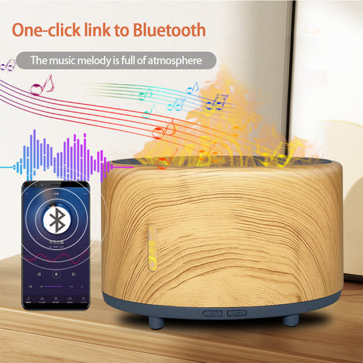 Humidificador Aromático con Llama LED, Control Bluetooth y Difusor 150ml - Image 5