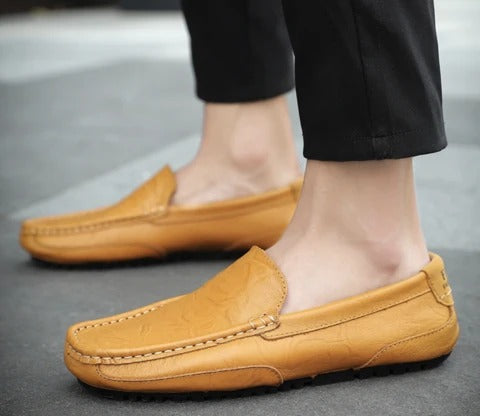 Zapatos Casuales de Cuero Suave para Hombre - Image 9