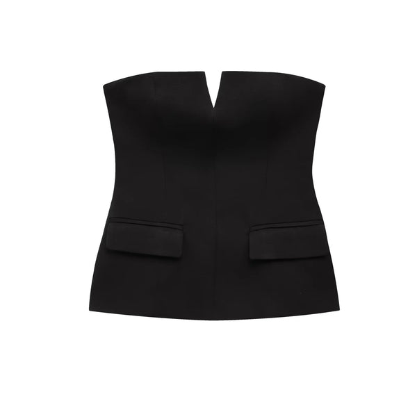 Top Strapless Liso Sin Tirantes - Image 5