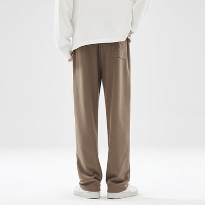 Pantalones Deportivos Grises con Efecto Drapeado para Hombre - Image 3