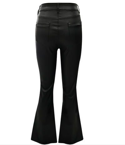 Pantalones de Cuero para Mujer Madura - Elegancia Versátil para Otoño e Invierno - Image 6