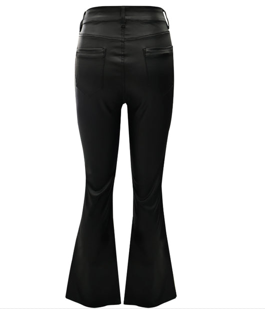 Pantalones de Cuero para Mujer Madura - Elegancia Versátil para Otoño e Invierno - Image 6