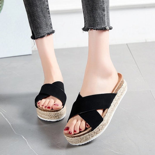 Pantuflas Cómodas de Suela Gruesa para Tallas Grandes - Image 9