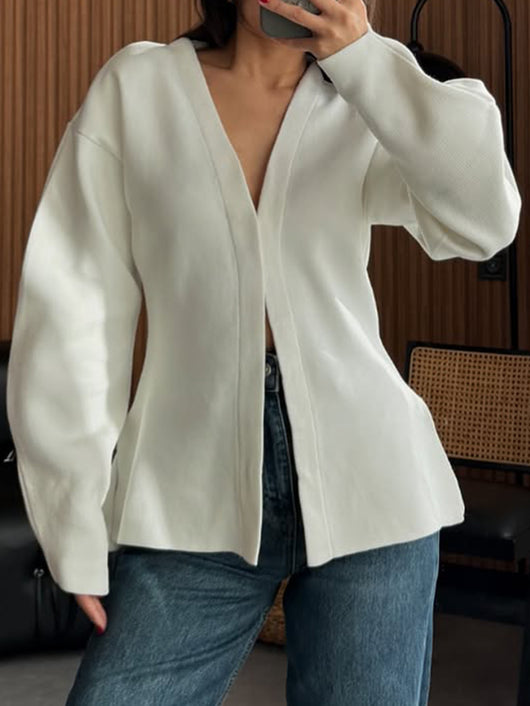 Suéter de Lana Fino para Mujer - Manga Larga Elegante - Image 9