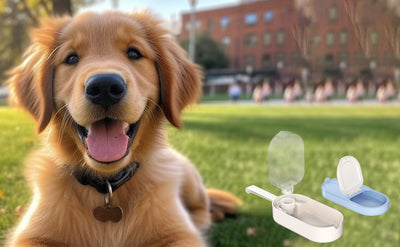 Dispensador de Agua y Comedero 2 en 1 Portátil para Mascotas - Image 10
