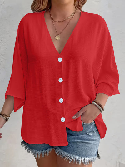 Cardigan de Botones Liso de Manga Larga para Mujer - Image 8