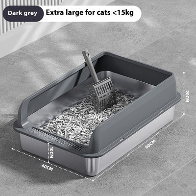 Arenero de Acero Inoxidable para Gatos - Image 15
