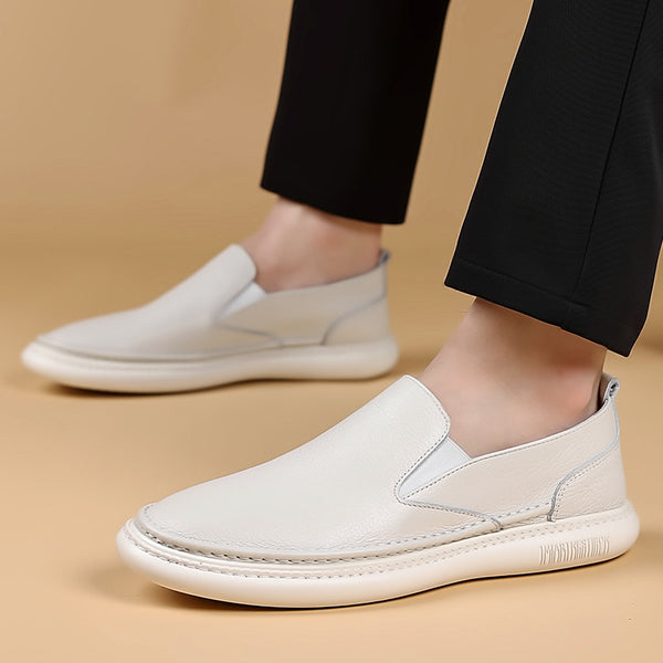Zapatos Casuales de Cuero Genuino para Hombre - Primera Capa