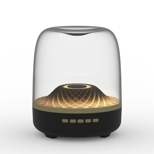 Subwoofer de Escritorio Bluetooth Negro y Oro - Image 5