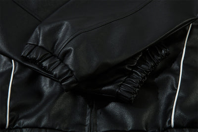 Chaqueta de Cuero para Hombre Estilo Rock Europeo y Americano - Diseño Motociclista - Image 14
