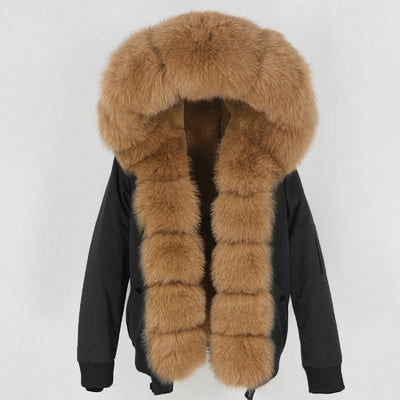 Parka con Forro de Piel de Mapache - Abrigo Térmico Premium - Image 17